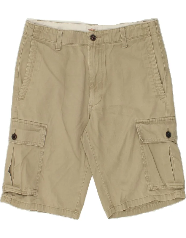 DOCKERS Mens Cargo Shorts W30 Medium Beige Cotton