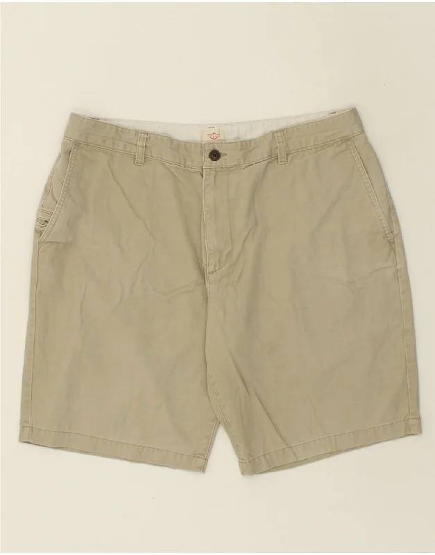 DOCKERS Mens Chino Shorts W38 XL Beige Cotton