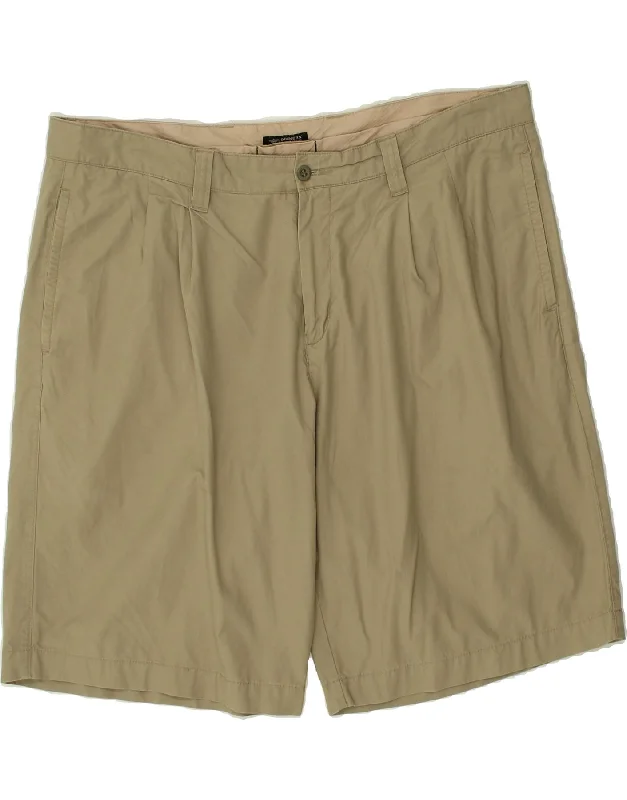 DOCKERS Mens Chino Shorts W42 2XL Beige Cotton