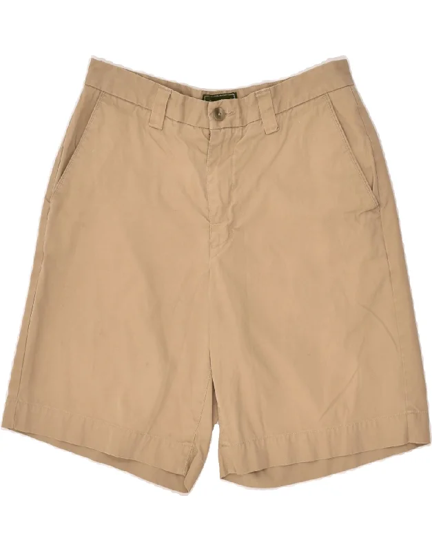 EDDIE BAUER Mens Chino Shorts W30 Medium Brown Cotton