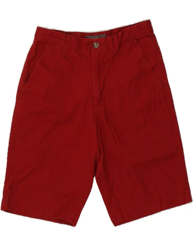 EDDIE BAUER Mens Chino Shorts W30 Medium Red Cotton