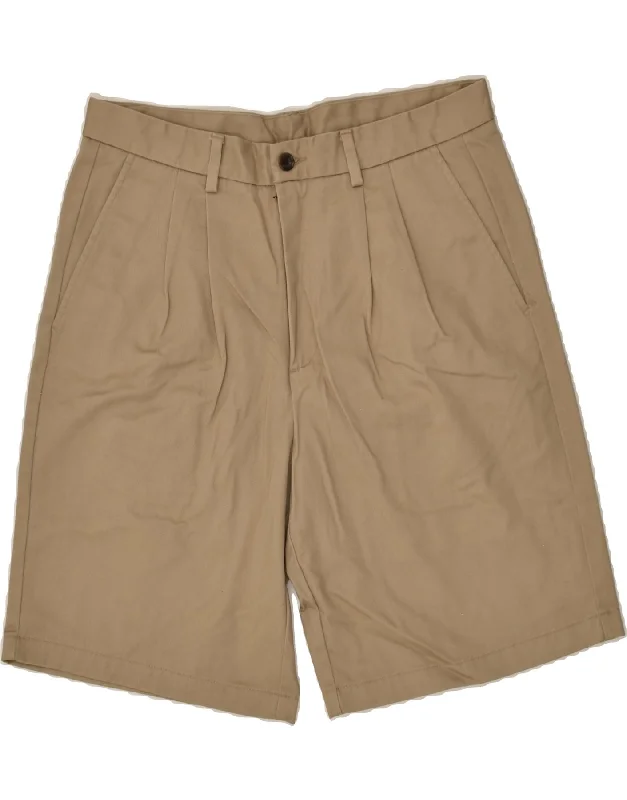 EDDIE BAUER Mens Tall Casual Shorts W34 Large  Brown Cotton