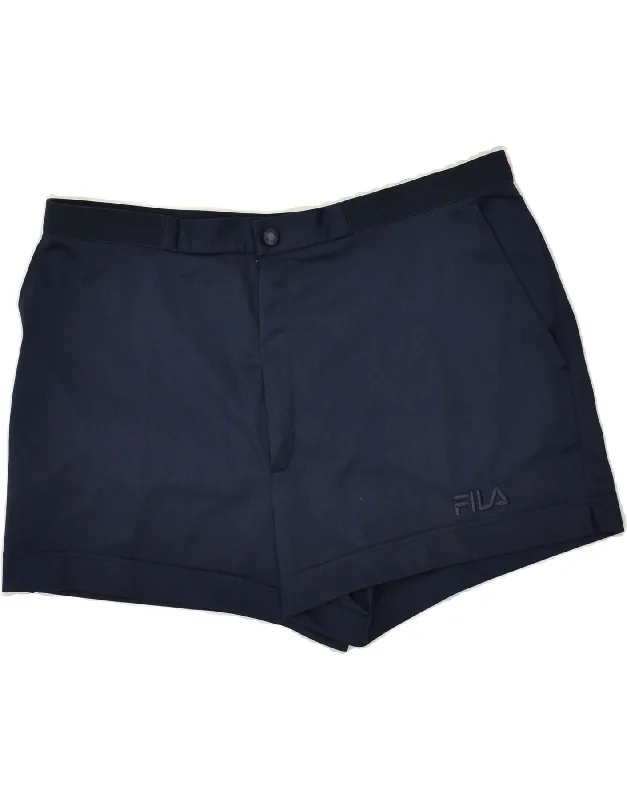 FILA Mens Casual Shorts IT 44 XS Navy Blue