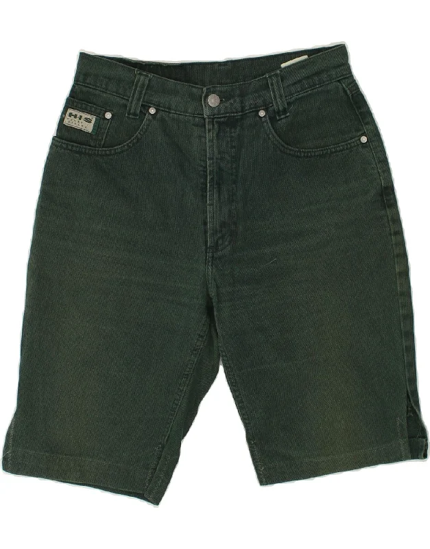 H.I.S Mens Casual Shorts W30 Medium Green Wool