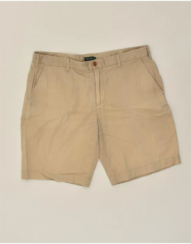 HENRY COTTONS Mens Chino Shorts IT 54 2XL W36  Beige Cotton