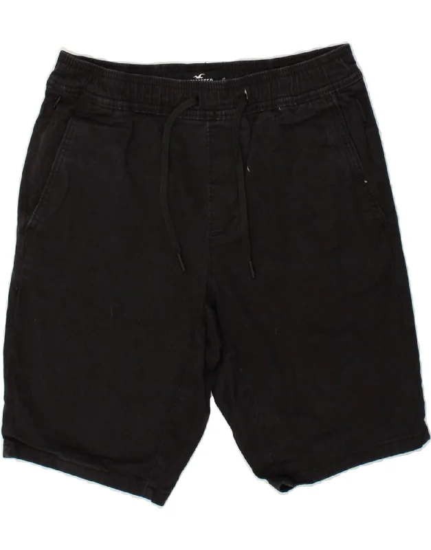 HOLLISTER Mens Chino Shorts XS Black