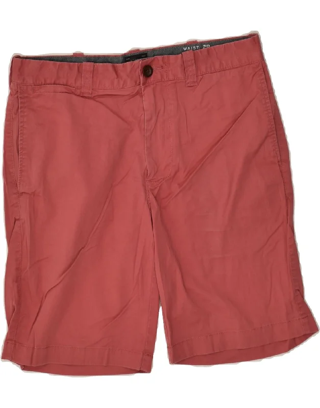 J. CREW Mens Chino Shorts W29 Small Pink Cotton