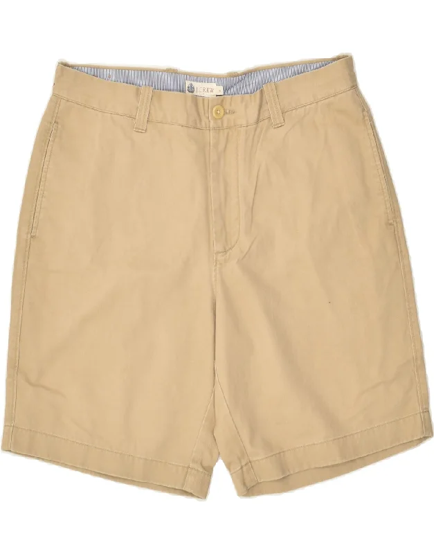 J. CREW Mens Chino Shorts W34 Large Beige Cotton