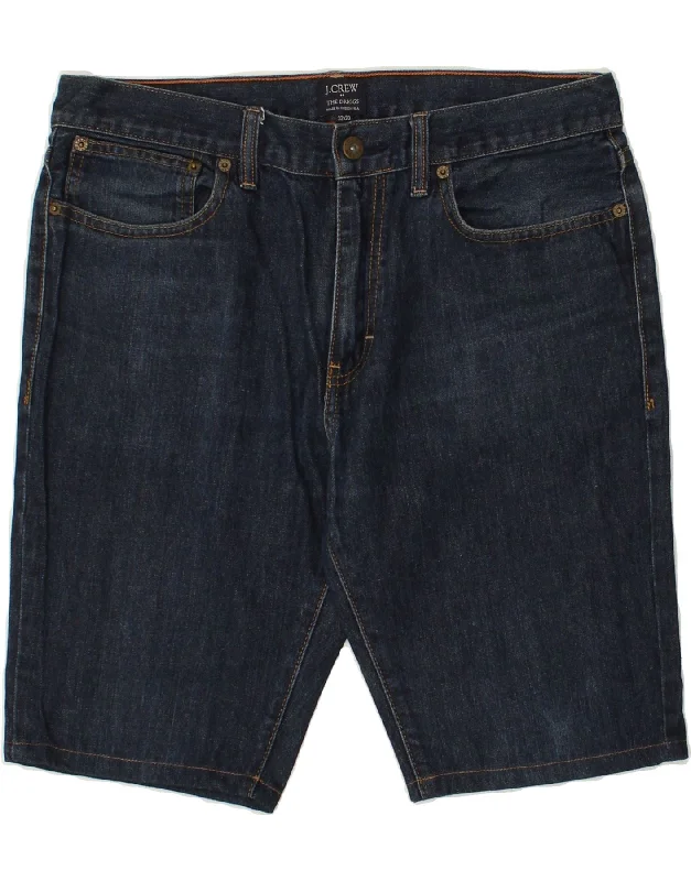 J. CREW Mens The Driggs Denim Shorts W32 Medium Navy Blue Cotton