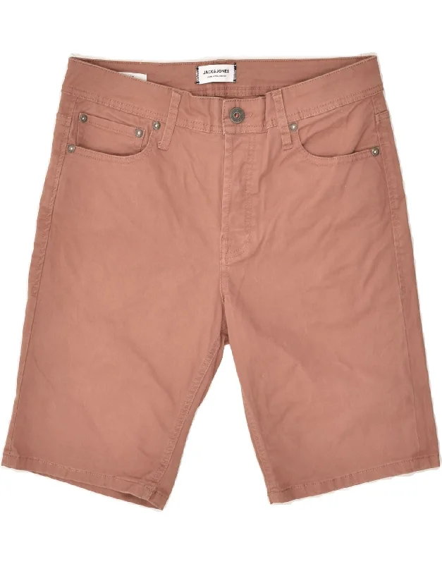 JACK & JONES Mens Casual Shorts Small W30 Beige Cotton