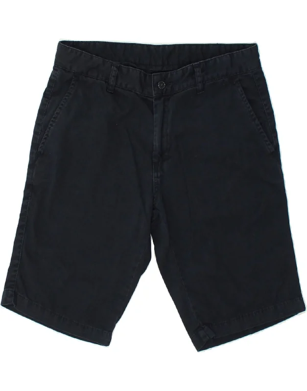 KAPPA Mens Perfect Fit Chino Shorts IT 46 Small W30 Navy Blue Cotton