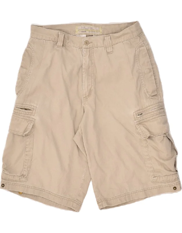 LEE Mens Cargo Shorts W31 Medium Beige Cotton