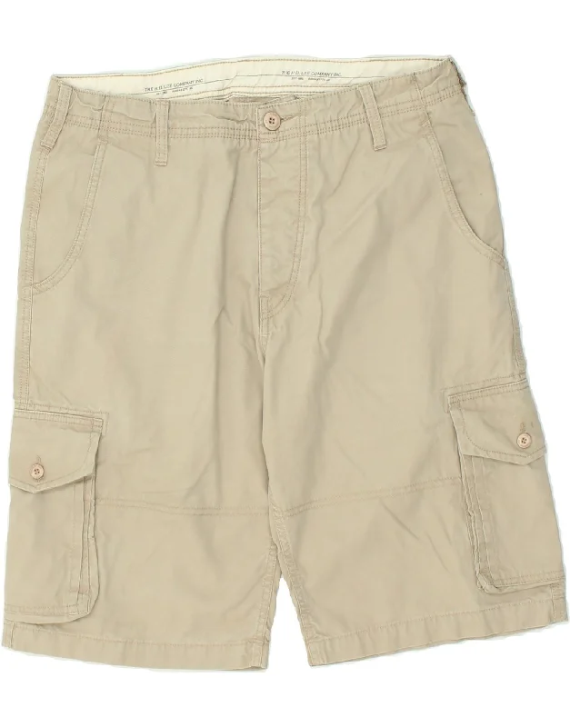 LEE Mens Cargo Shorts W32 Medium Beige Cotton