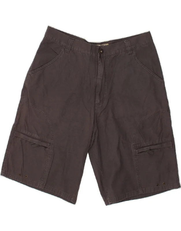 LEE Mens Cargo Shorts W33 Medium  Grey Cotton