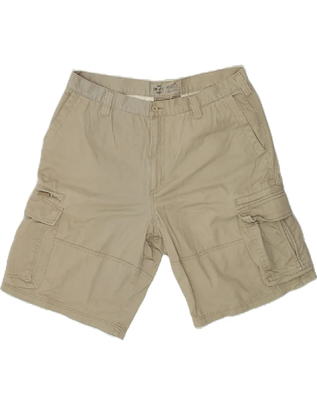 LEE Mens Cargo Shorts W38 XL Grey Cotton