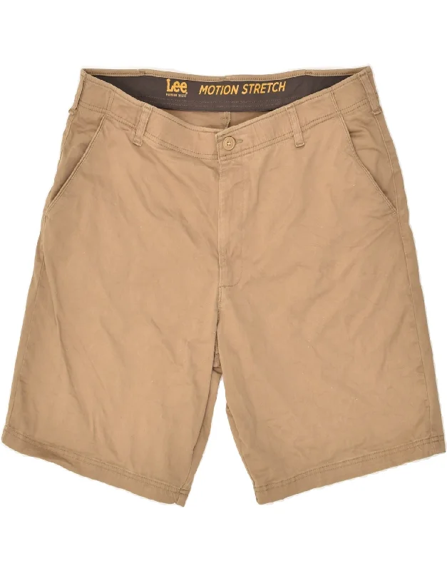 LEE Mens Chino Shorts W38 XL Beige Cotton