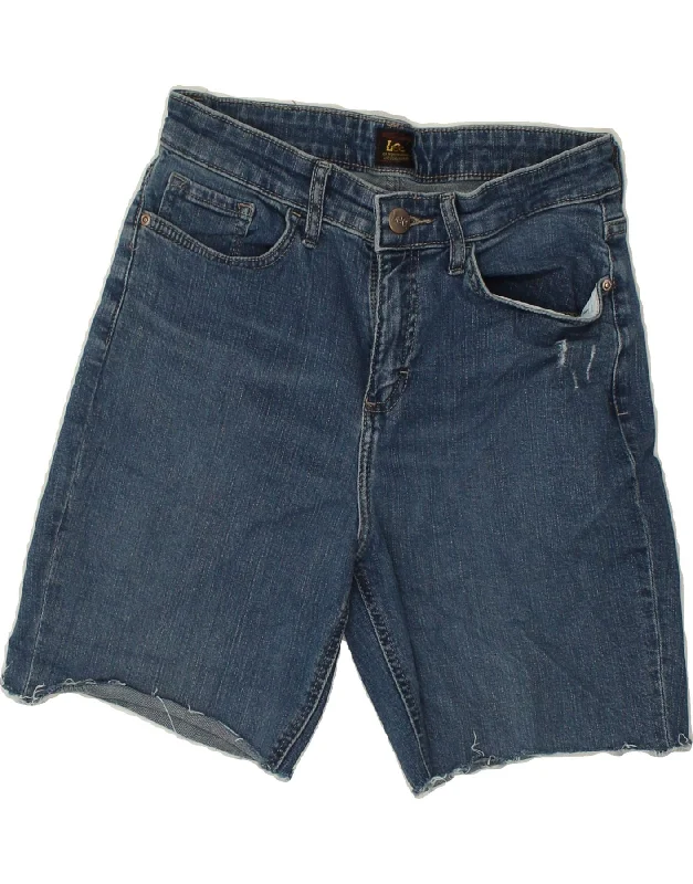 LEE Mens Denim Shorts W28 Small Blue