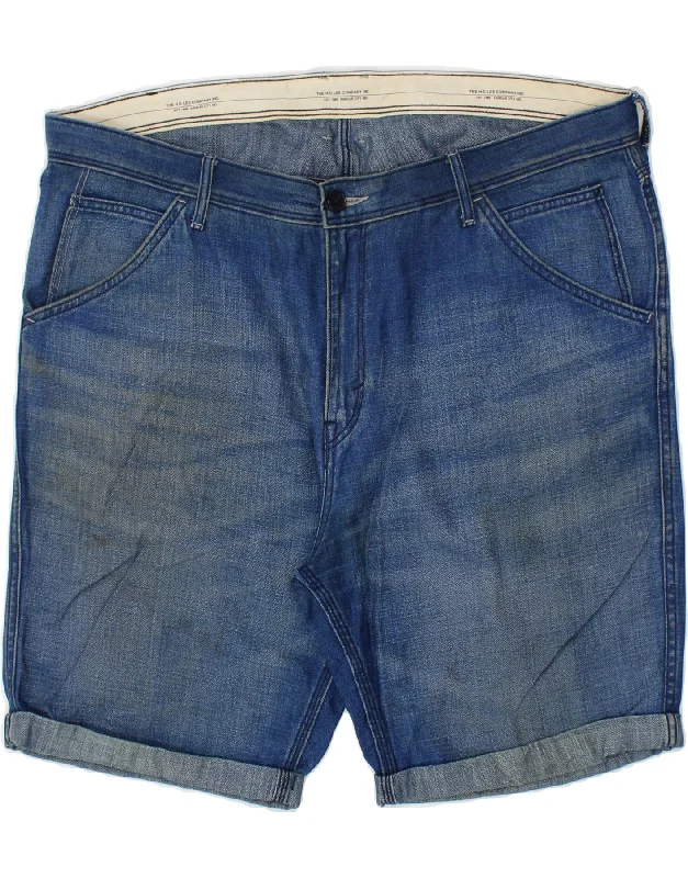 LEE Mens Denim Shorts W40 XL Blue Cotton