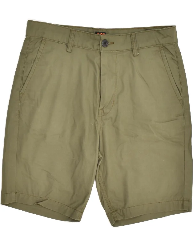 LEE Mens Slim Chino Shorts W30 Medium Khaki Cotton