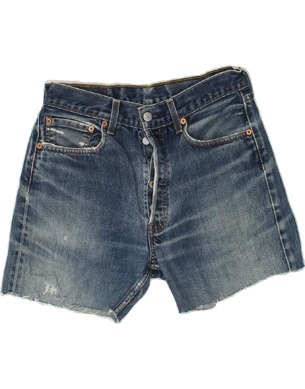 LEVI'S Mens 501 Denim Shorts W31 Medium Blue