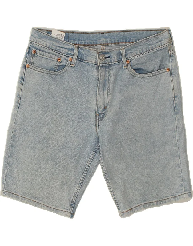 LEVI'S Mens 541 Denim Shorts W32 Medium Blue Cotton