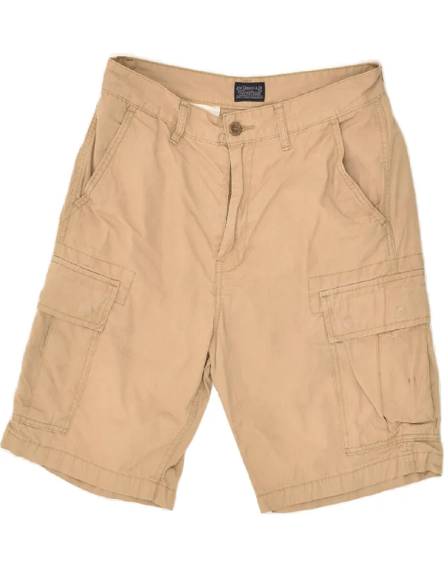 LEVI'S Mens Cargo Shorts W30 Medium Beige Cotton