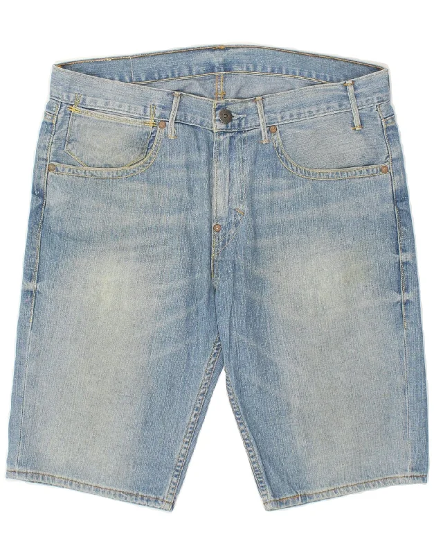 LEVI'S Mens Denim Shorts W32 Medium Blue Cotton