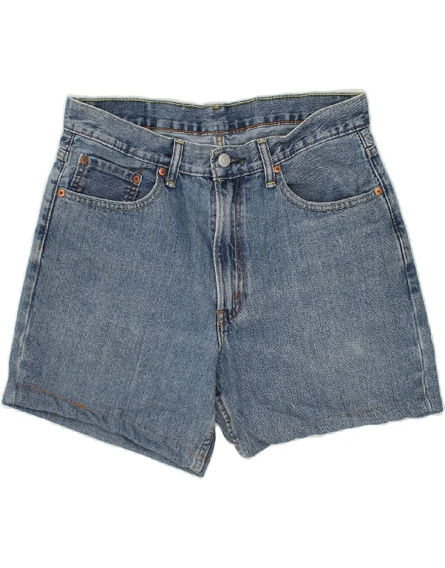 LEVI'S Mens Denim Shorts W37 Large Blue