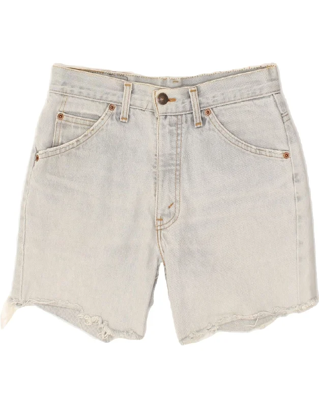 LEVI'S Mens Distressed Denim Shorts W30 Medium Blue Cotton