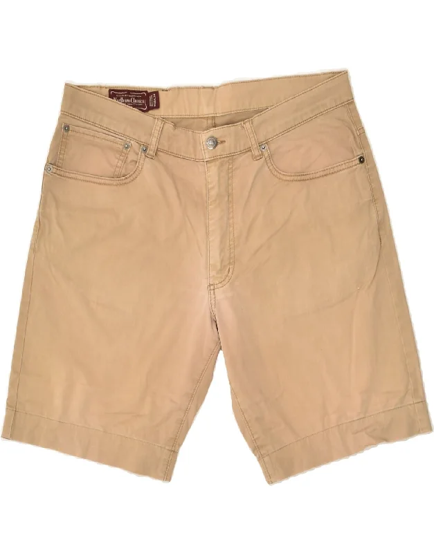 MARLBORO CLASSICS Mens Casual Shorts W33 Medium Beige Cotton