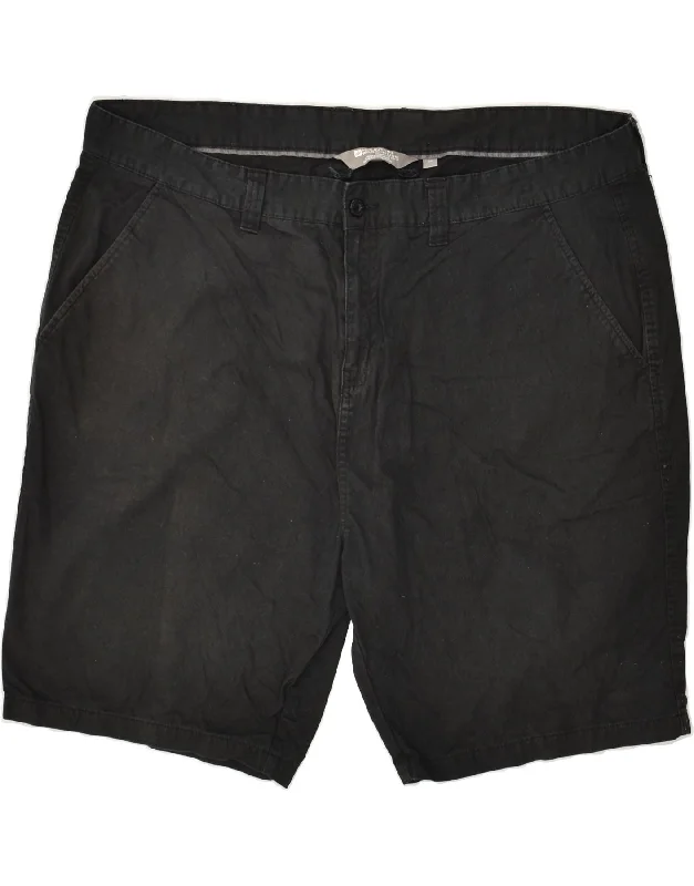 MOUNTAIN WAREHOUSE Mens Chino Shorts W40 XL Black Cotton