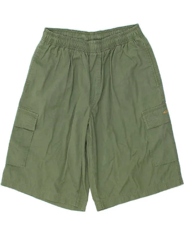 QUIKSILVER Mens Cargo Shorts Small W28  Green Cotton