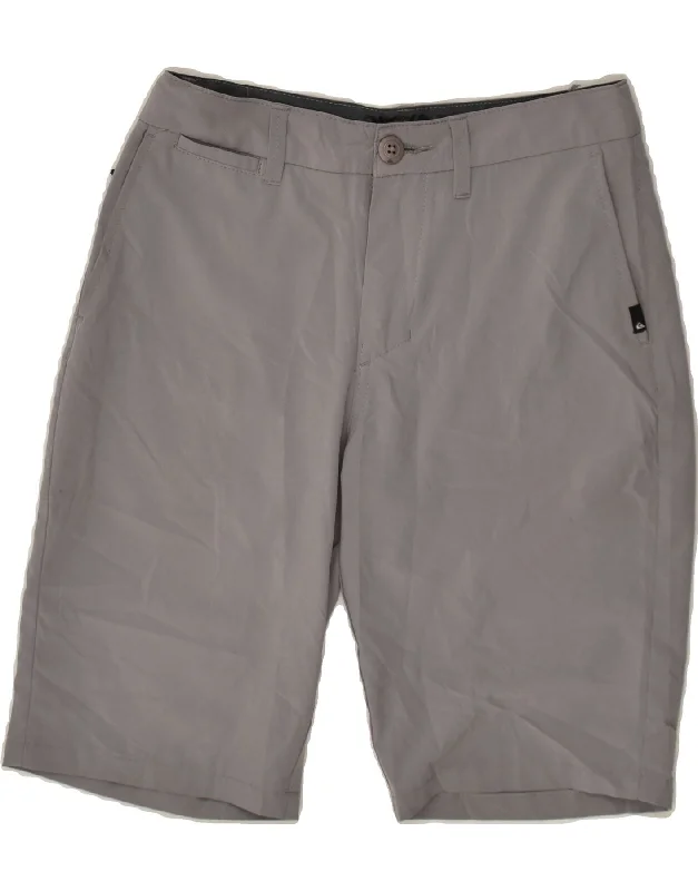 QUIKSILVER Mens Chino Shorts W27 XS Grey Polyester