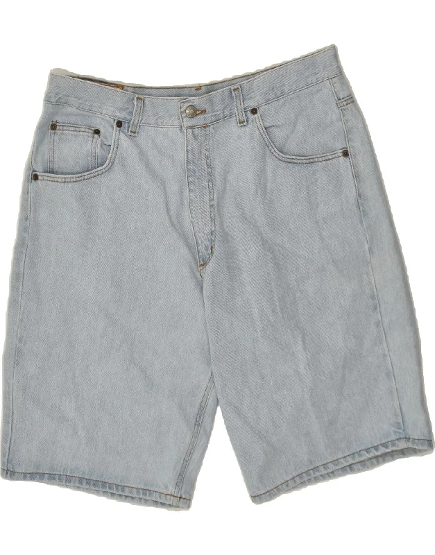 RIFLE Mens Denim Shorts W38 XL Blue Cotton