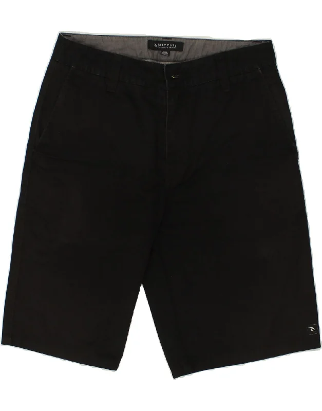 RIP CURL Mens Classic Chino Shorts W28  Small Black Cotton