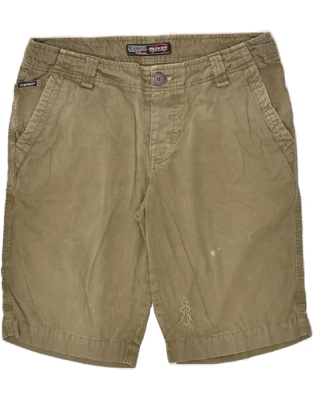 ROBERTO RICCI DESIGNS Mens Chino Shorts IT 50 Large W34 Khaki Cotton