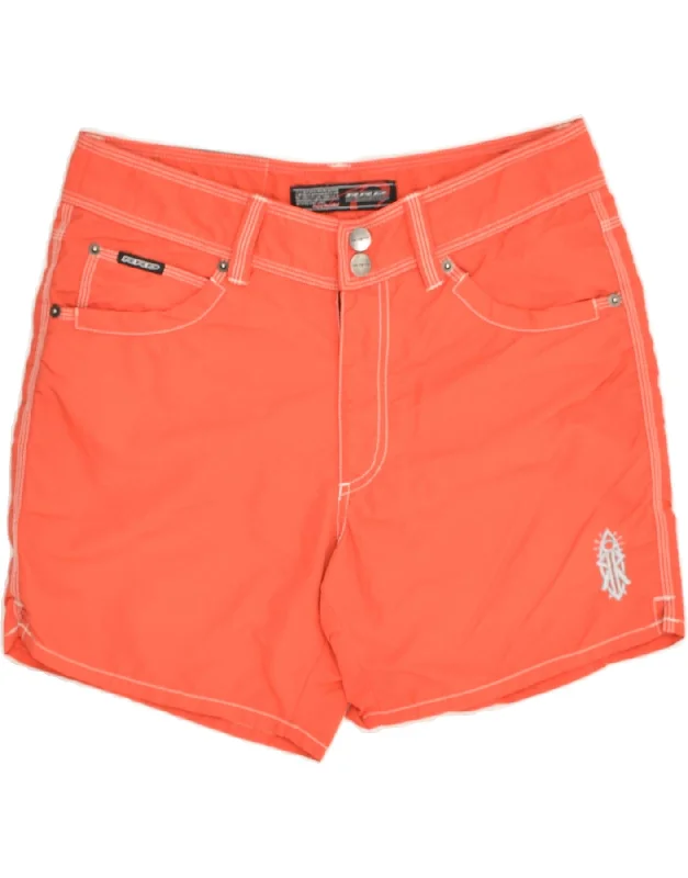 RRD Mens Casual Shorts IT 48 Medium W32  Orange Polyamide