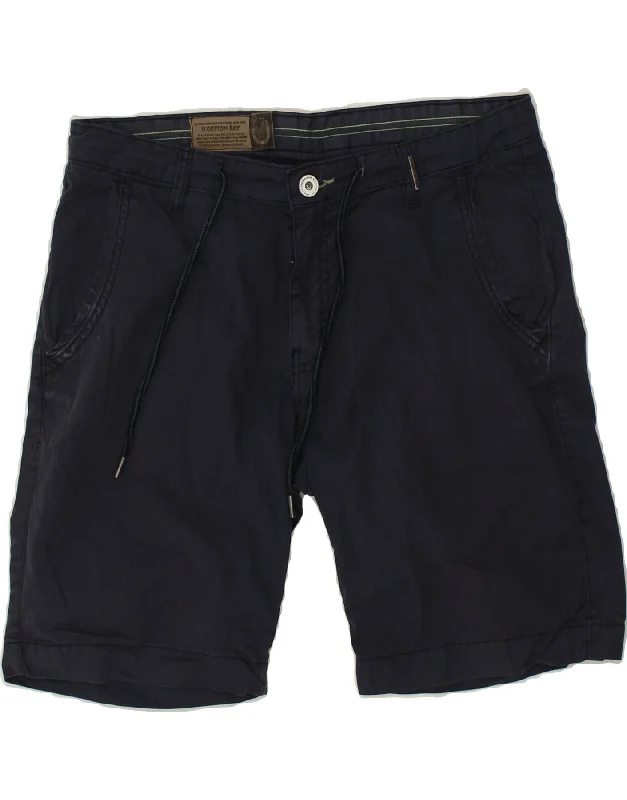 SCORPION BAY Mens Casual Shorts W36 Large Navy Blue Cotton