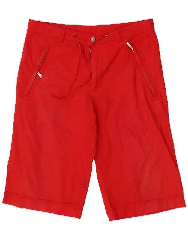 SERGIO TACCHINI Mens Chino Shorts IT 48 Medium W32  Red Cotton