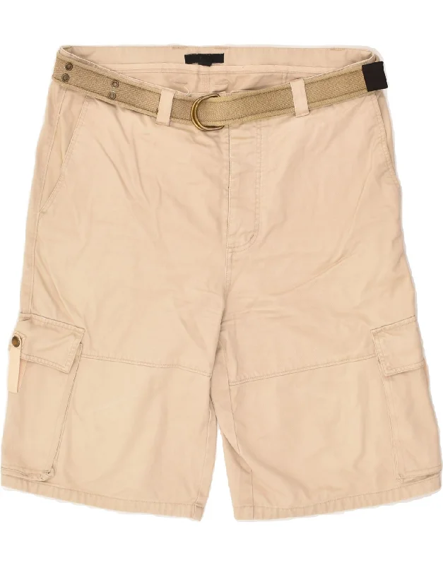 TCM Mens Cargo Shorts W36 Large Beige Cotton