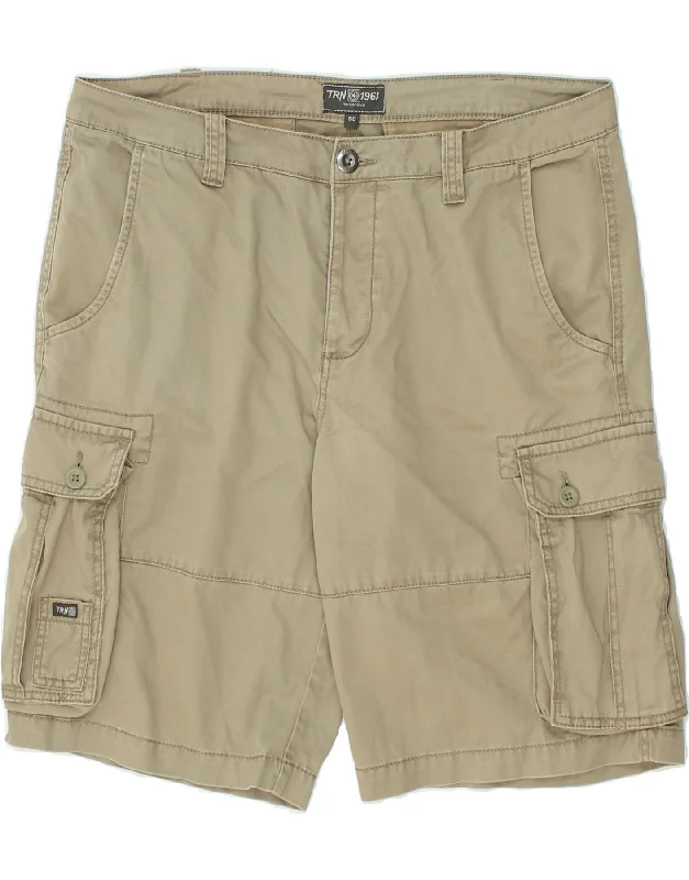 TERRANOVA Mens Cargo Shorts IT 50 Large W36 Beige