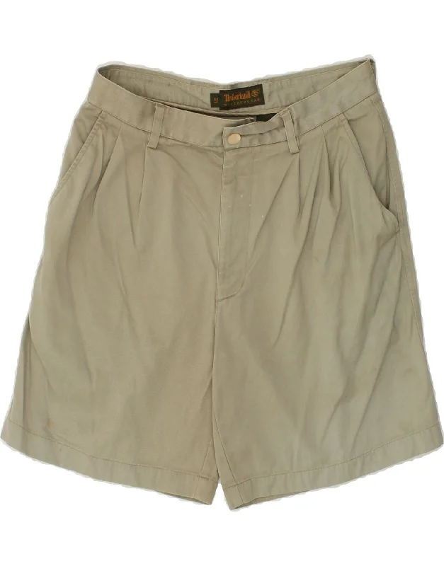 TIMBERLAND Mens Chino Shorts W31 Medium Beige Cotton