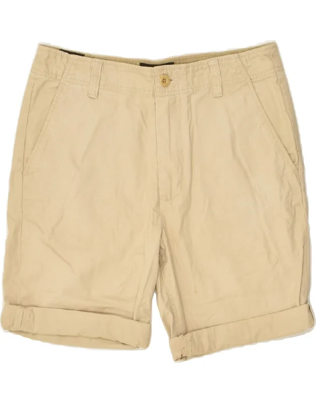 TIMBERLAND Mens Regular Fit Chino Shorts W31 Medium  Beige Cotton