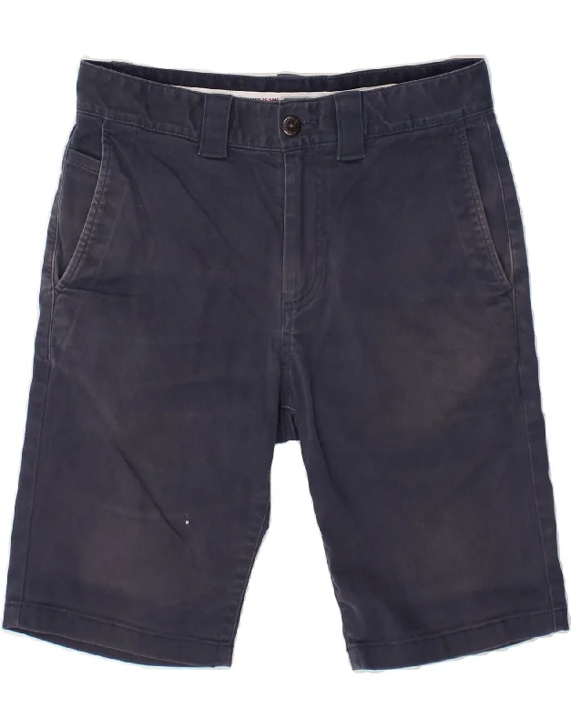 TOMMY HILFIGER Mens Chino Shorts W28 Small Navy Blue Cotton