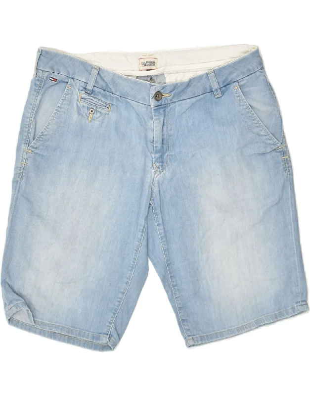 TOMMY HILFIGER Mens Denim Shorts W30 Medium Blue Cotton