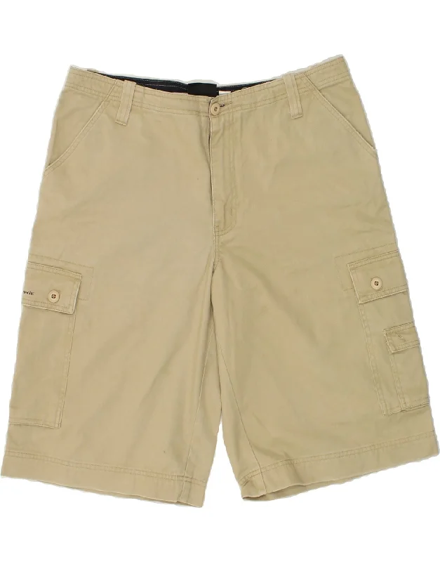 VINTAGE Mens Cargo Shorts IT 50 Large W36 Grey Cotton