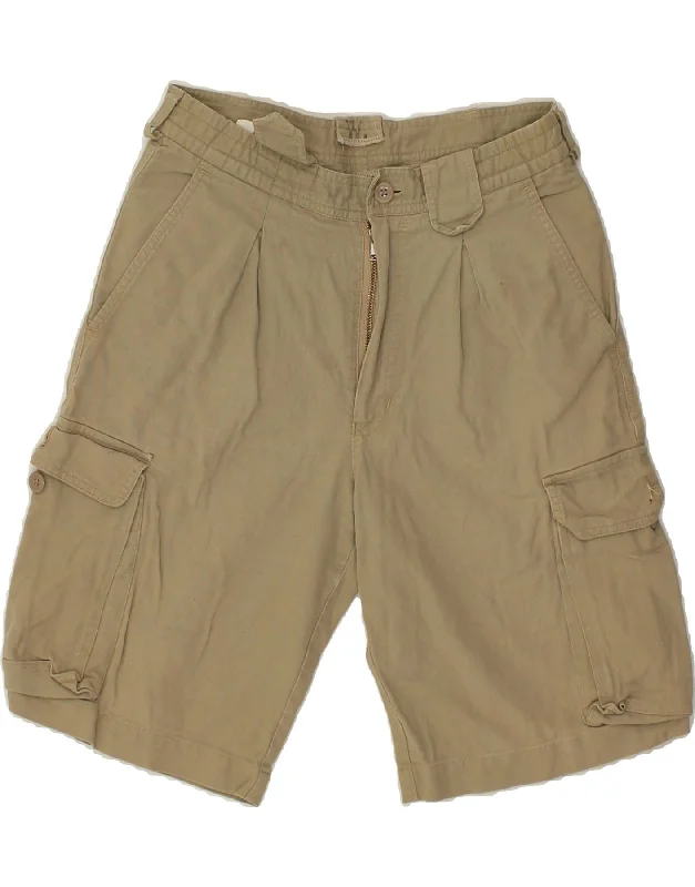 VINTAGE Mens Cargo Shorts W30 Medium Beige