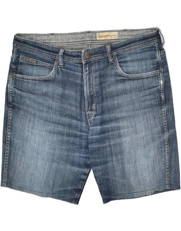 WRANGLER Mens Arizona Denim Shorts W36 Large  Blue