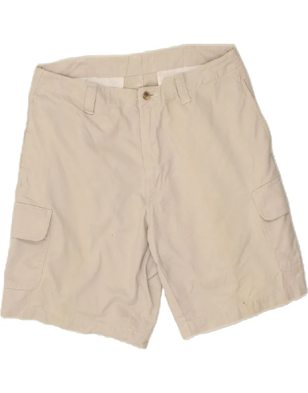 WRANGLER Mens Cargo Shorts W33 Medium  Beige Cotton