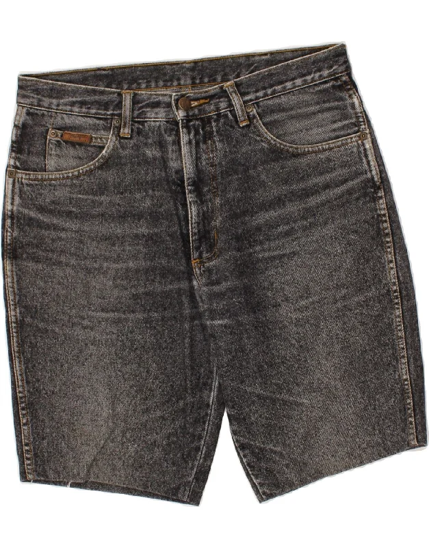 WRANGLER Mens Denim Shorts W30 Medium  Grey